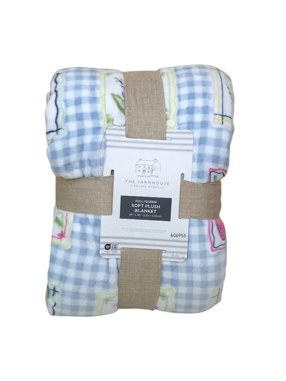 The Farmhouse By Rachel Ashwell Full/Queen Soft Plush Blanket 90
